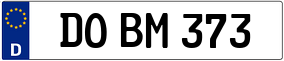 Truck License Plate